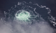 Le sabotage des gazoducs Nord Stream a eu lieu le 26 septembre 2022 (illustration) ( SWEDISH COAST GUARD / HANDOUT )