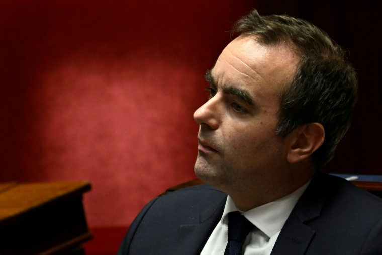 Le Premier ministre Sébastien Lecornu à l'Assemblée nationale à Paris le 10 décembre 2025 ( AFP / JULIEN DE ROSA )
