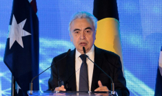 Photo d'archives du directeur exécutif de l'Agence internationale de l'énergie, Fatih Birol, lors du Forum de l'énergie de Sydney