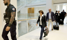 Rachida Dati (C), le 21 septembre 2026 au palais de justice de Paris ( AFP / MEHDI FEDOUACH )
