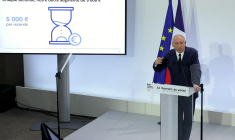 Le Premier ministre, François Bayrou, lors de la présentation des grandes lignes du budget 2026. A Paris, le 15 juillet 2025. ( AFP / THOMAS SAMSON )