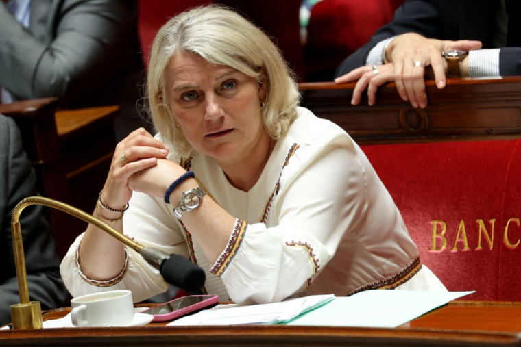 Stéphanie Rist à Paris, le 22 juin 2026. ( AFP / THOMAS SAMSON )