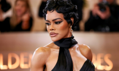 L'actrice américaine Teyana Taylor assiste à la cérémonie des Golden Globes à Beverly Hills, Etats-Unis, le 11 janvier 2026 ( GETTY IMAGES NORTH AMERICA / Monica Schipper )