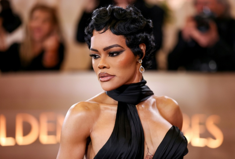 L'actrice américaine Teyana Taylor assiste à la cérémonie des Golden Globes à Beverly Hills, Etats-Unis, le 11 janvier 2026 ( GETTY IMAGES NORTH AMERICA / Monica Schipper )