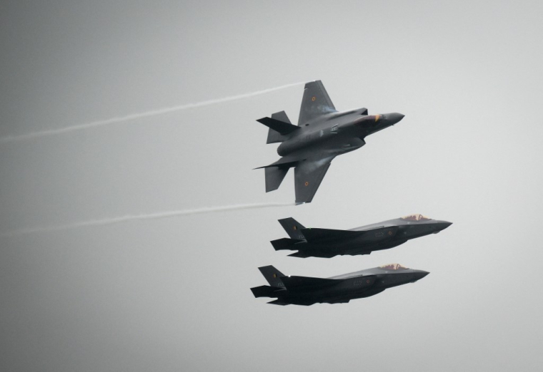 Des F-35 en Belgique. (illustration) ( AFP / JOHN THYS )