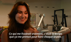 A Montréal, un bras robotique pour peindre la voie d'un art accessible