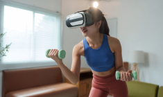 Les jeux vidéo actifs s'avèrent particulièrement pertinents pour les enfants et les adolescents, en combinant exercice physique et jeu vidéo. (crédit : Adobe Stock)
