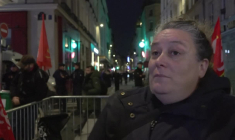 Rassemblement contre un gala de "La Nuit du bien commun" à Paris