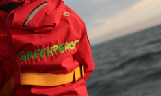 "Ce n'est pas illégal, mais c'est immoral" a déclaré Pauline Boyer, chargée de campagne nucléaire pour Greenpeace France. ( AFP / LOU BENOIST )