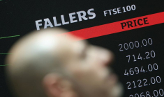 Des données relatives aux marchés financiers affichées sur un écran à l'intérieur du LSEG