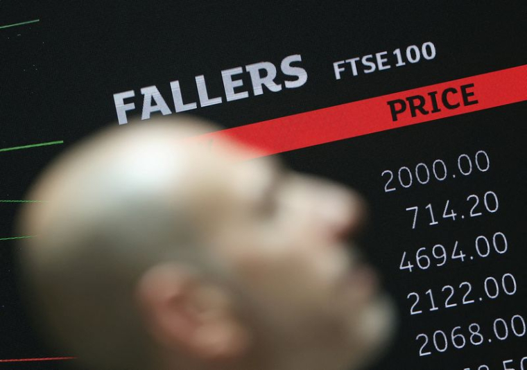 Des données relatives aux marchés financiers affichées sur un écran à l'intérieur du LSEG