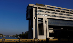 Vue sur le ministère de l'Economie et des Finances de Bercy à Paris