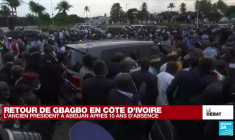 Premières images de l'arrivée de Gbagbo en Côte d'Ivoire