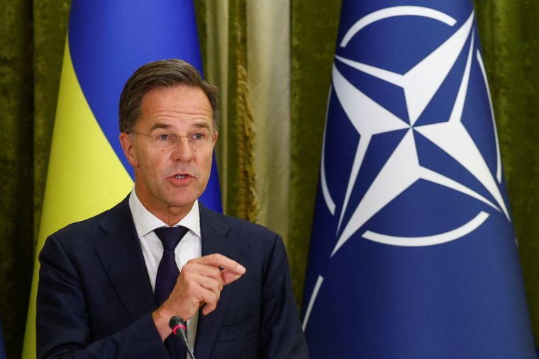 Visite du secrétaire général de l'OTAN, M. Rutte, à Kiev