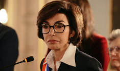 Rachida Dati à Paris, le 16 janvier 2024. ( AFP / DIMITAR DILKOFF )