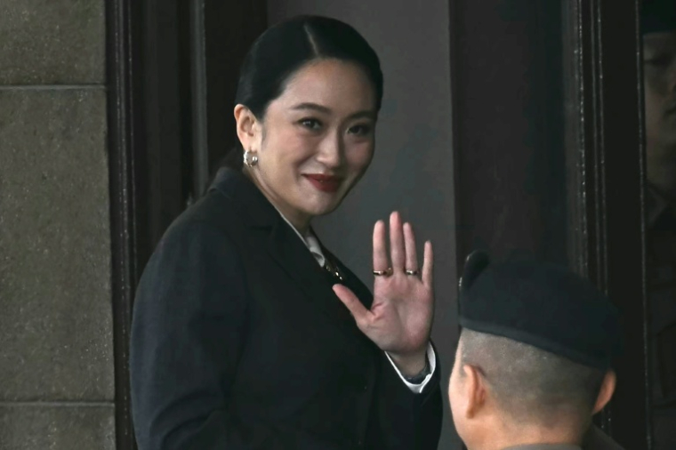La Première ministre thaïlandaise Paetongtarn Shinawatra, le 29 août 2025 à Bangkok ( AFP / Lillian SUWANRUMPHA )