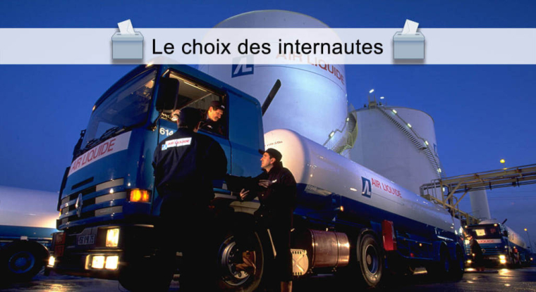 Air Liquide est le choix des internautes cette semaine. (© Air Liquide)