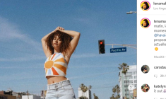 L'influenceuse Léna Situations a été victime d'une arnaque aux Etats-Unis.  (Instagram / lenamahfouf)