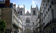 La cathédrale Saint-Pierre-et-Saint-Paul de Nantes, le 12 juin 2025 ( AFP / LOIC VENANCE )
