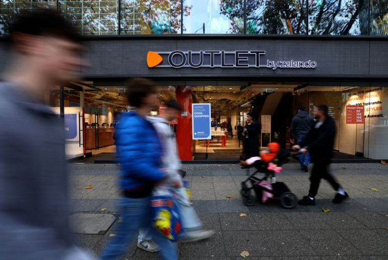 Le détaillant de mode Zalando à Berlin