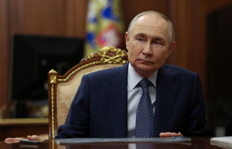 Le président russe Poutine à Moscou