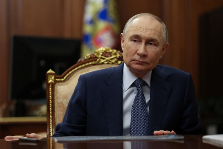 Le président russe Poutine à Moscou