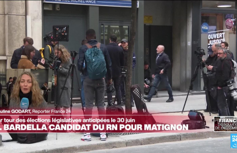 Législatives anticipées en France : Marion Maréchal est arrivée au siège du RN