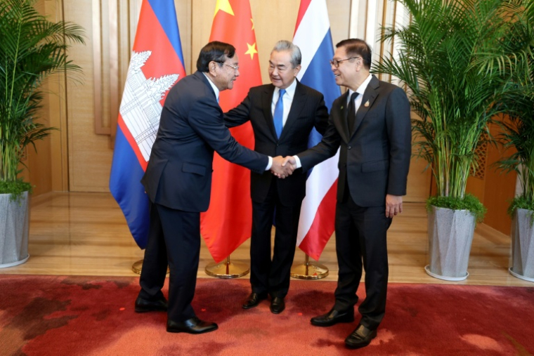 Pourparlers tripartites entre la Thaïlande, le Cambodge et la Chine, dans la province chinoise de Yunnan, le 29 décembre 2025  ( Agence Kampuchea Press (AKP) / Agence Kampuchea Presse (AKP) )
