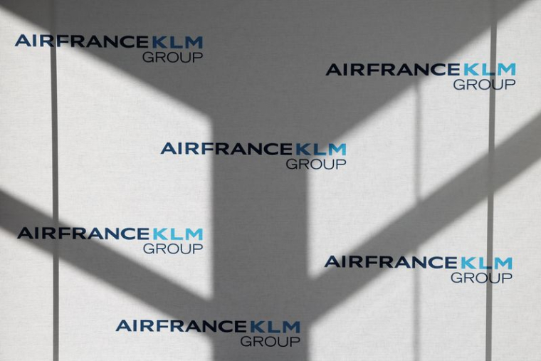 Conférence de presse des résultats annuels 2024 d'Air France-KLM à Paris
