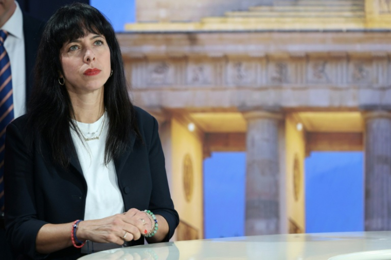 Elif Eralp, candidate Die Linke aux élections municipales à Berlin, le 20 septembre 2026 ( AFP / Odd ANDERSEN )