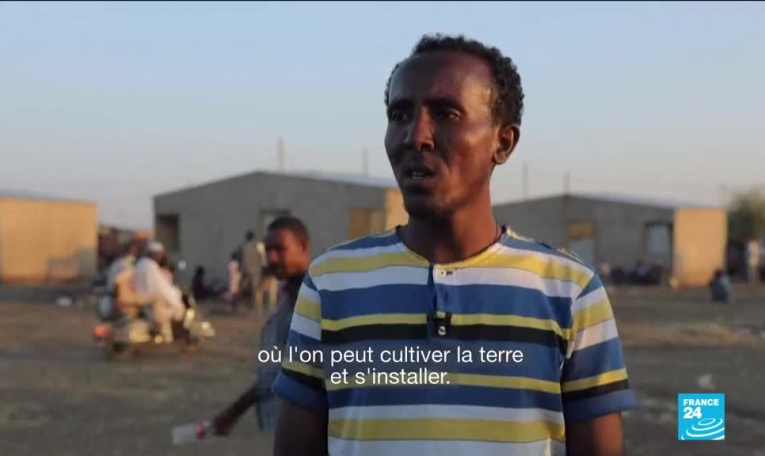 Un camp insalubre au Soudan, le cruel dilemme des réfugiés éthiopiens