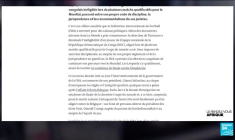 RDC : nouveau scandale pour la FIFA ?