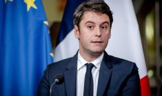 Gabriel Attal à la Haye, aux Pays-Bas, le 6 mars 2024.  ( ANP / REMKO DE WAAL )