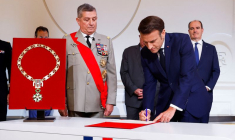 EMMANUEL MACRON PROMET DE "RASSEMBLER" POUR SON DEUXIÈME MANDAT