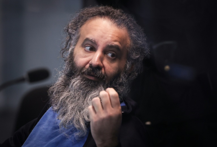 Le Saoudien Taleb Jawad al-Abdulmohsen dans la salle d'audience à Magdebourg, dans l'est de l'Allemagne, le 10 novembre 2025 ( AFP / RONNY HARTMANN )