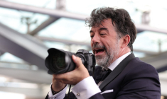 Le présentateur Stéphane Plaza lors de la cérémonie de clôture du 61e Festival de télévision de Monte-Carlo à Monaco, le 21 juin 2022.  ( AFP / VALERY HACHE )