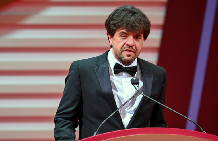 Le scientifique américain Karl Deisseroth, à Tokyo, le 13 avril 2023 ( AFP / Kazuhiro NOGI )