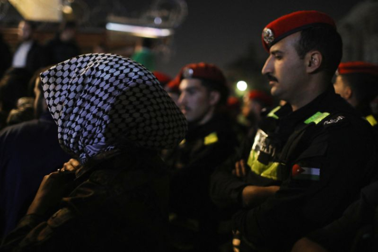 Manifestation de soutien aux Palestiniens de Gaza, à Amman