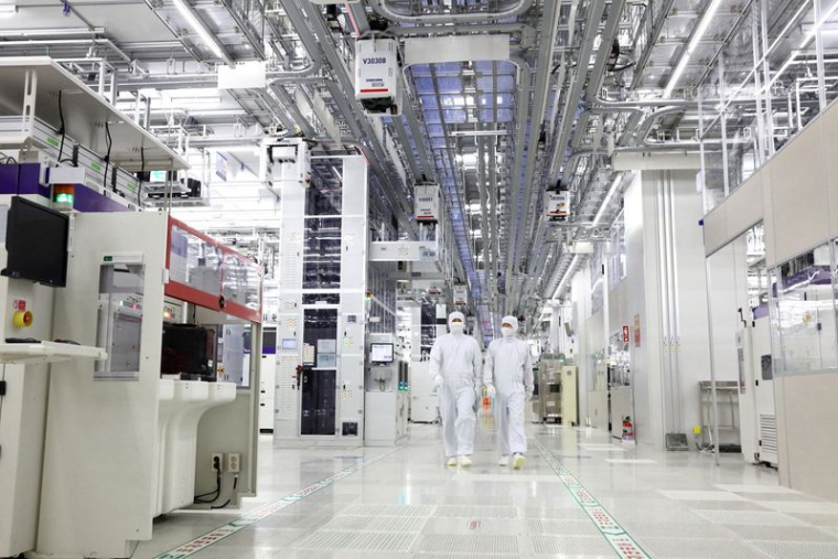 Usine de production de puces de Samsung Electronics à Pyeongtaek