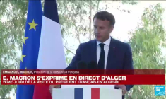 Emmanuel Macron s'exprime en direct d'Alger