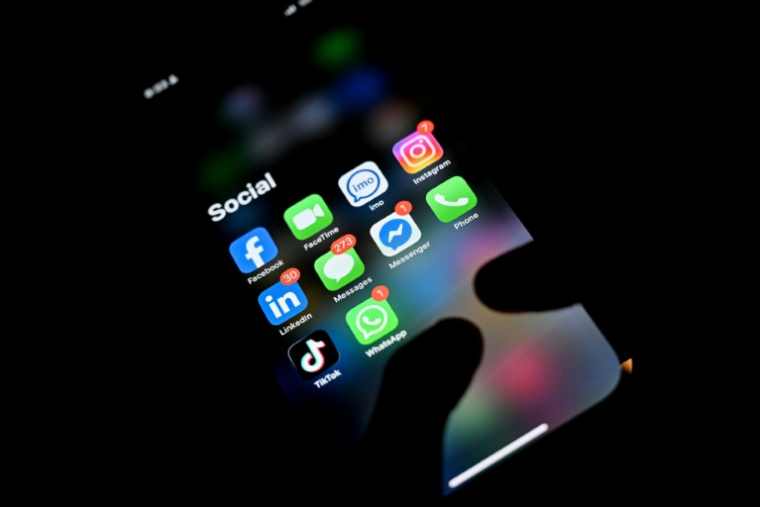 Pouvoir joindre son enfant par téléphone tout en le protégeant des écrans : face aux volontés parfois contradictoires de nombreux parents, des acteurs de la tech, des télécoms aux fabricants de smartphones, proposent désormais des offres dédiées aux plus jeunes ( AFP / Ishara S. KODIKARA )