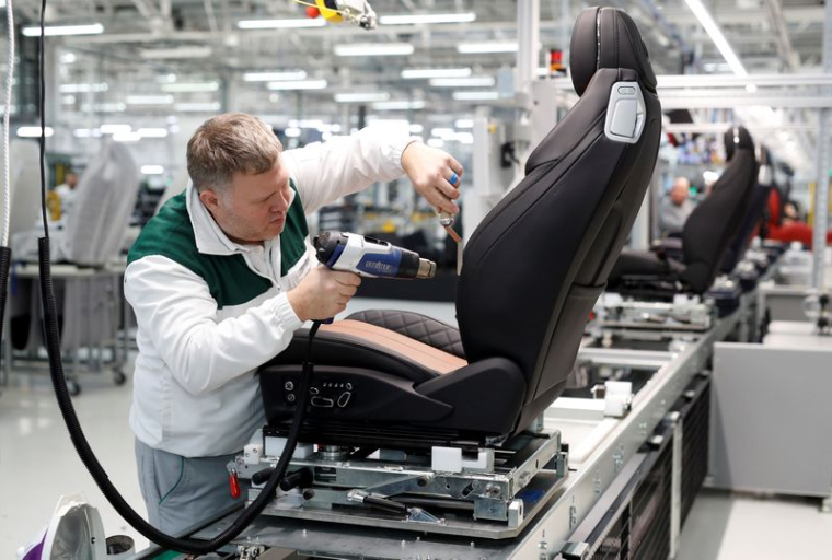 Une usine Bentley en Grande-Bretagne
