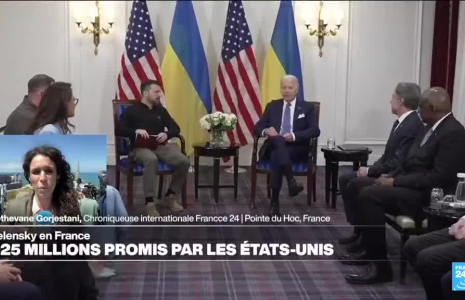 Guerre en Ukraine : Biden annonce à Zelensky une nouvelle aide de 225 millions de dollars