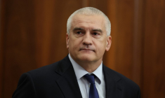 Sergueï Aksionov à Moscou, en Russie, le 11 novembre 2025. ( POOL / GAVRIIL GRIGOROV )