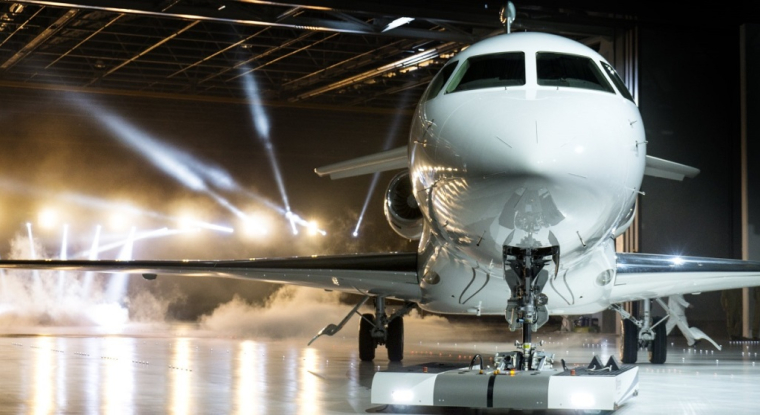 Le Dassault Falcon 8X, en service depuis 2016. (© cc E. Brouwer)
