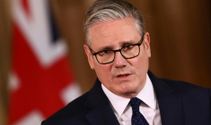 Le Premier ministre britannique Keir Starmer fait une déclaration au 10 Downing Street, dans le centre de Londres, le 30 avril 2026 ( POOL / Jack Taylor )
