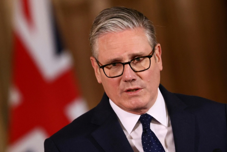 Le Premier ministre britannique Keir Starmer fait une déclaration au 10 Downing Street, dans le centre de Londres, le 30 avril 2026 ( POOL / Jack Taylor )