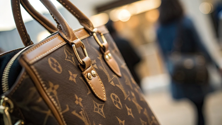 Les ventes d'articles de maroquinerie de luxe sont celles qui ont connu la plus forte croissance entre 2019 et 2023. (crédit : Adobe Stock / photo générée par IA)