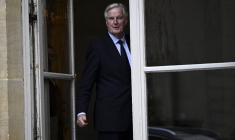 Michel Barnier à Paris, le 26 novembre 2024. ( AFP / JULIEN DE ROSA )