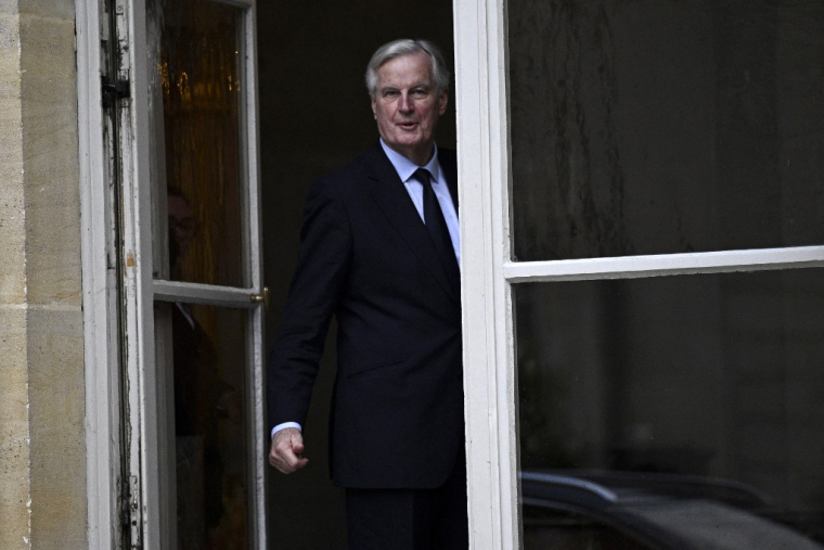 Michel Barnier à Paris, le 26 novembre 2024. ( AFP / JULIEN DE ROSA )